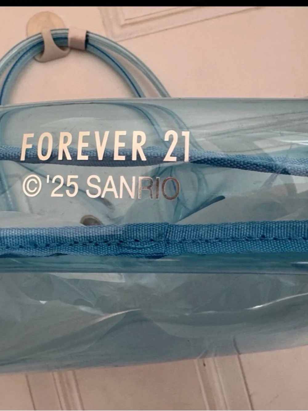 NWT Cinnamoroll x Forever 21 Blue Clear Tote Bag - Sanrio Limited Edition